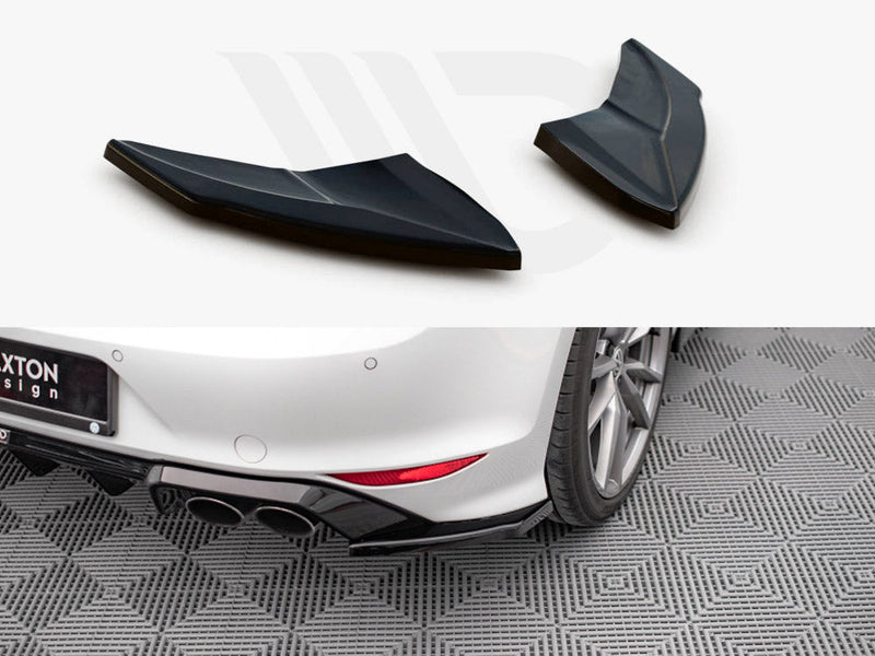 Maxton Design - REAR SIDE SPLITTERS V.4 VW GOLF R MK7 (2013-2016)