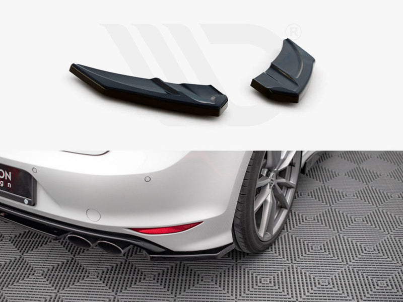 Maxton Design - REAR SIDE SPLITTERS V.3 VW GOLF R MK7 (2013-2016)
