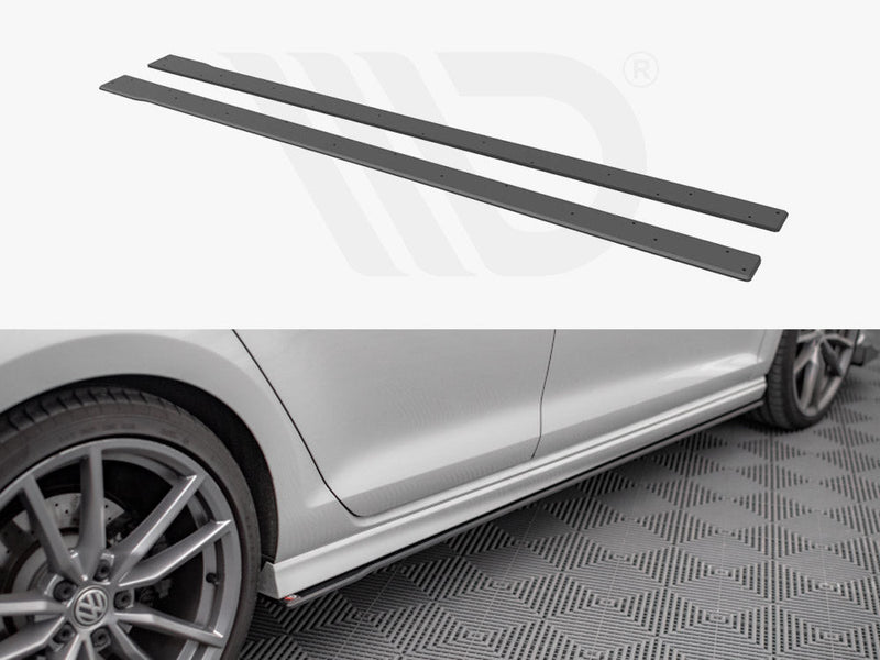Maxton Design - STREET PRO SIDE SKIRTS DIFFUSERS VW GOLF R MK7 (2013-2016)