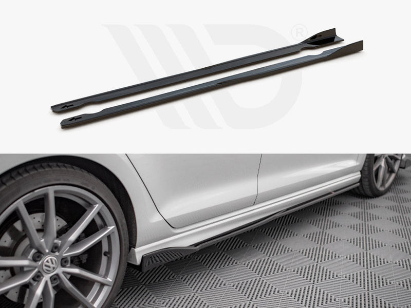 Maxton Design - SIDE SKIRTS DIFFUSERS V.2 VW GOLF R MK7 (2013-2016)