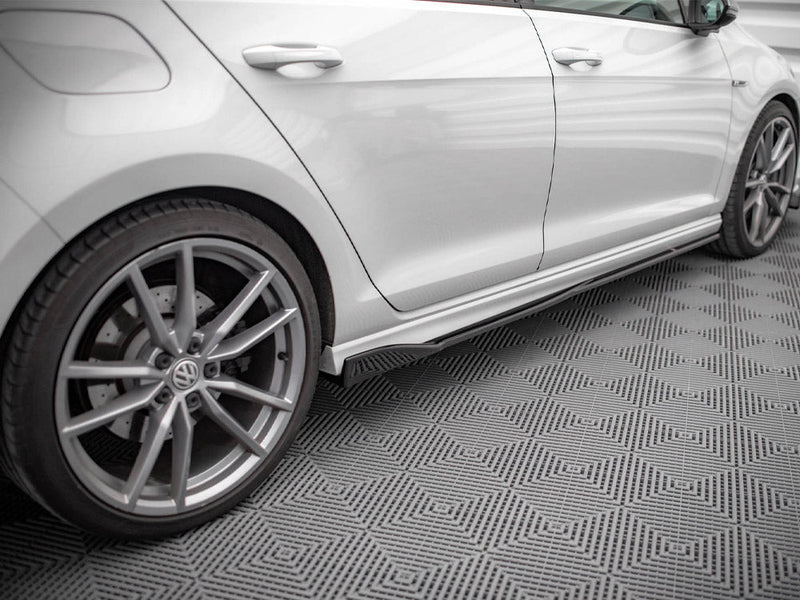 Maxton Design - SIDE SKIRTS DIFFUSERS V.2 VW GOLF R MK7 (2013-2016)