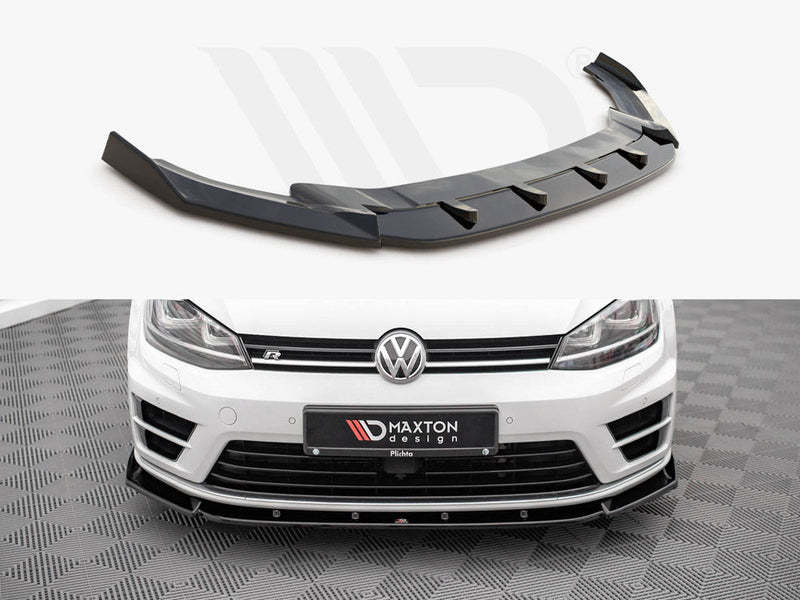 Maxton Design - FRONT SPLITTER V.4 VW GOLF R MK7 (2013-2016)
