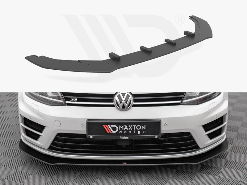 Maxton Design - STREET PRO FRONT SPLITTER V.1 VW GOLF R MK7 (2013-2016)