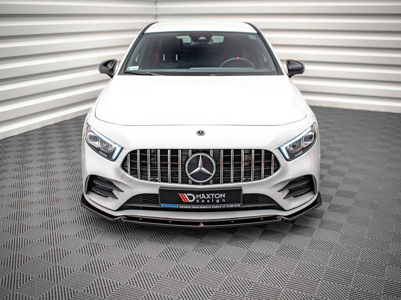 Maxton Design - FRONT SPLITTER V.4 MERCEDES A35 AMG / AMG-LINE W177