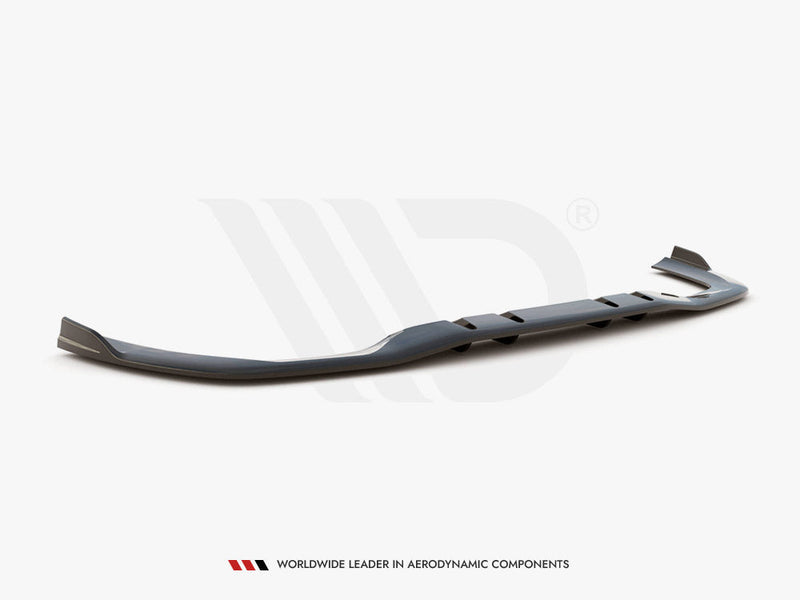 Maxton Design - CENTRAL REAR SPLITTER V.2 (VERTICAL BARS) MERCEDES A 35 AMG SEDAN V177