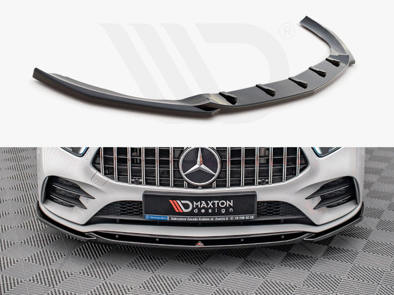 Maxton Design - FRONT SPLITTER V.5 MERCEDES A35 AMG / AMG-LINE W177