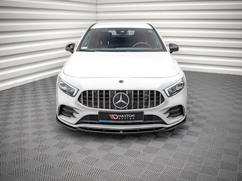 Maxton Design - FRONT SPLITTER V.5 MERCEDES A35 AMG / AMG-LINE W177