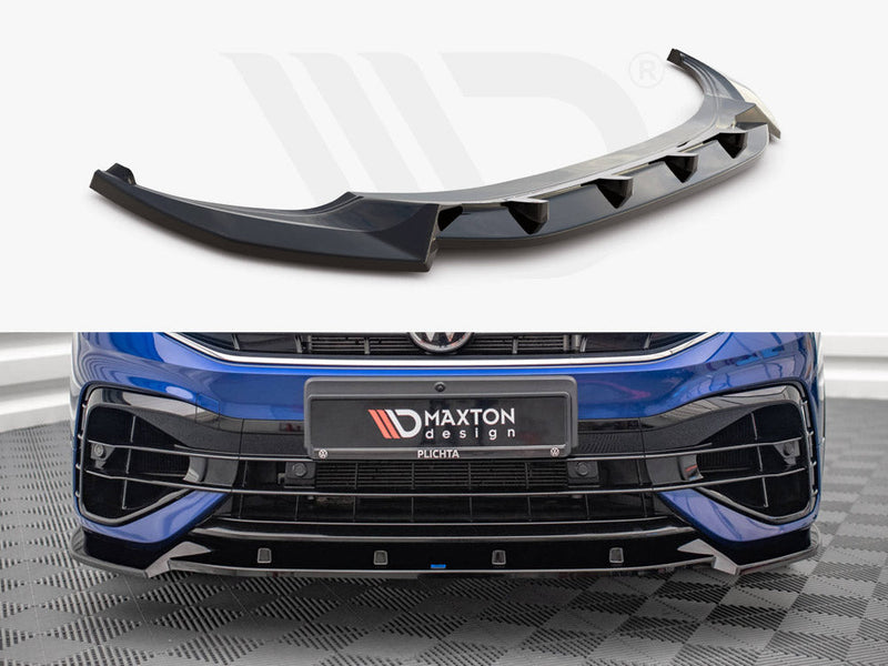 Maxton Design - Front Splitter V.2 VW Tiguan R / R-line MK2 Facelift (2020-)