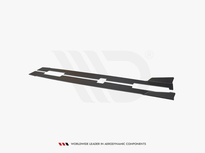 Maxton Design - RACING SIDE SKIRTS DIFFUSERS V.1 FORD FIESTA MK8/8.5 ST / ST-LINE