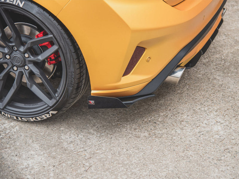 Maxton Design - STREET PRO REAR SIDE SPLITTERS (+FLAPS) FORD FOCUS ST MK4