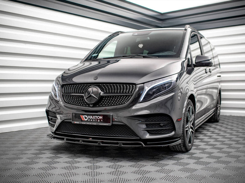 Maxton Design - FRONT SPLITTER V.5 MERCEDES-BENZ V-CLASS AMG-LINE W447