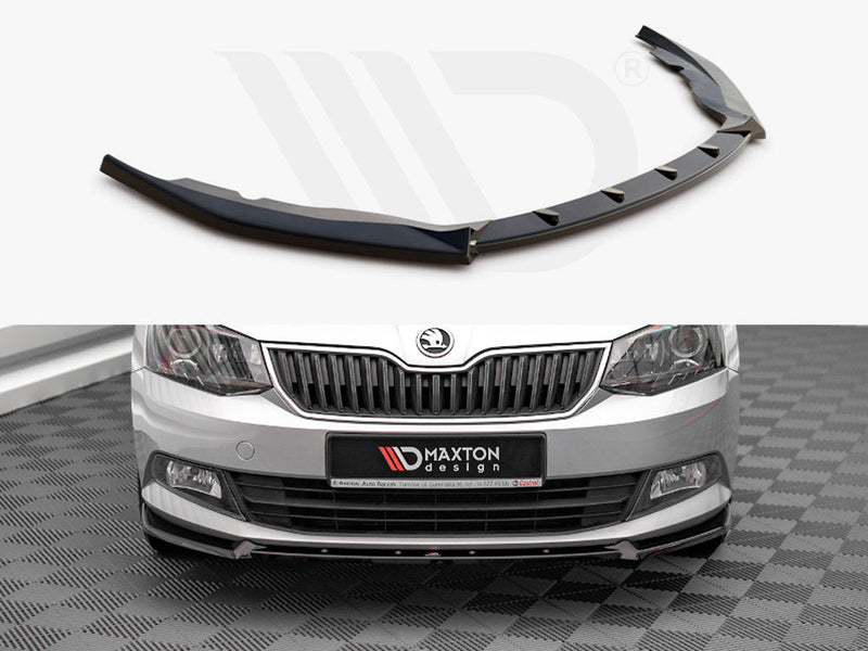 Maxton Design - FRONT SPLITTER V.1 SKODA FABIA MK3 (2014-2019)
