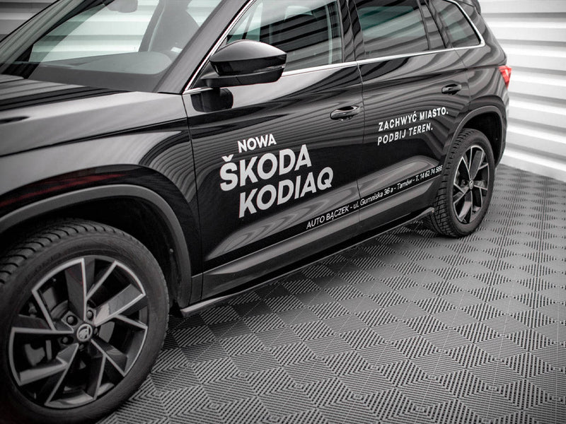Maxton Design - SIDE SKIRTS DIFFUSERS SKODA KODIAQ MK1 FACELIFT (2019)