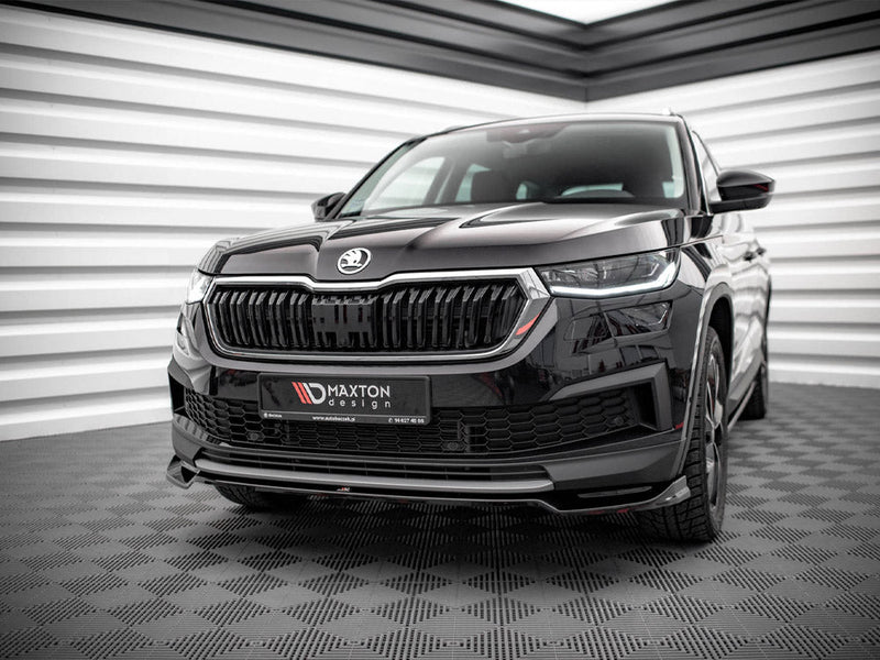 Maxton Design - FRONT SPLITTER V.2 SKODA KODIAQ MK1 FACELIFT (2019)