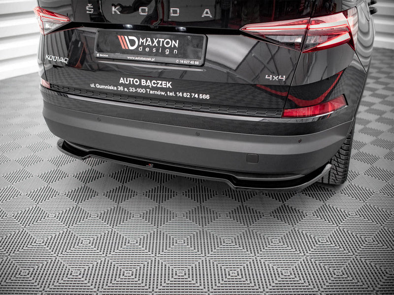 Maxton Design - CENTRAL REAR SPLITTER SKODA KODIAQ MK1 FACELIFT (2019)