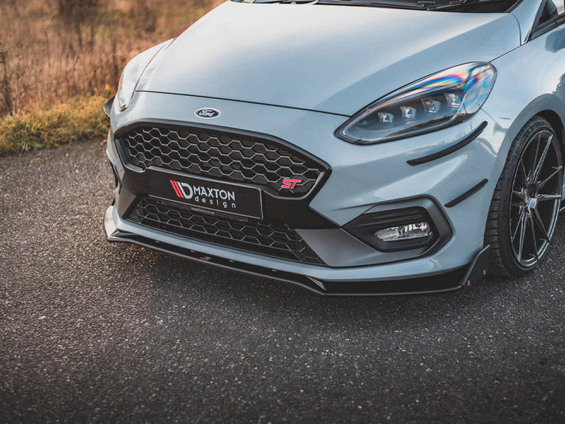 Maxton Design - FRONT SPLITTER V.4 + FLAPS FORD FIESTA ST / ST-LINE MK8/8.5