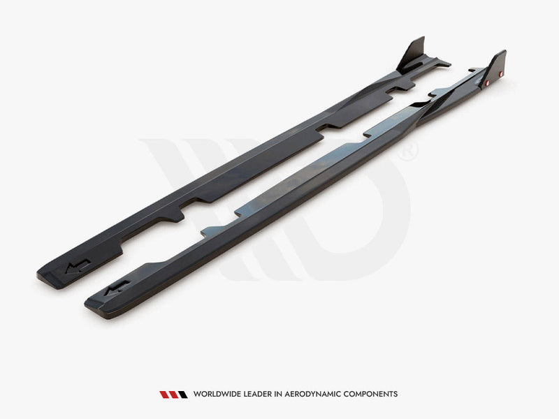 Maxton Design - SIDE SKIRTS DIFFUSERS V.2 + FLAPS FORD FIESTA ST / ST-LINE MK8/8.5