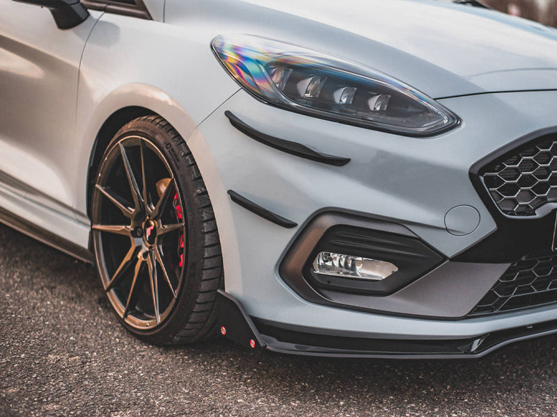 Maxton Design - Front Bumper Wings (Canards) V.3 Ford Fiesta Mk8 ST / ST-Line)