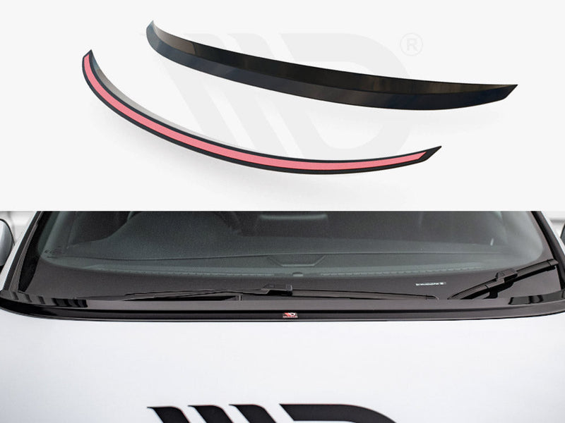 Maxton Design - Bonnet Extension Ford Fiesta Mk8 Standard / ST-Line / ST