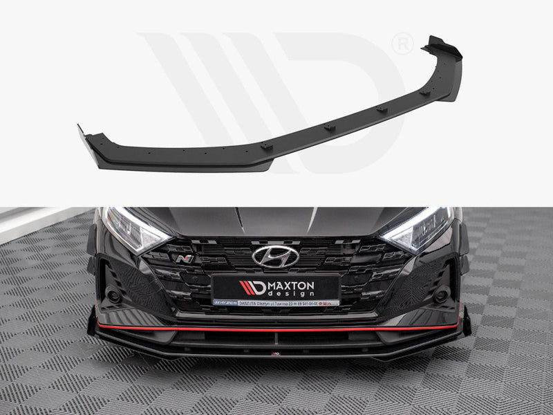 Maxton Design - STREET PRO FRONT SPLITTER V.1 (+FLAPS) HYUNDAI I20 N MK3 (2020-)