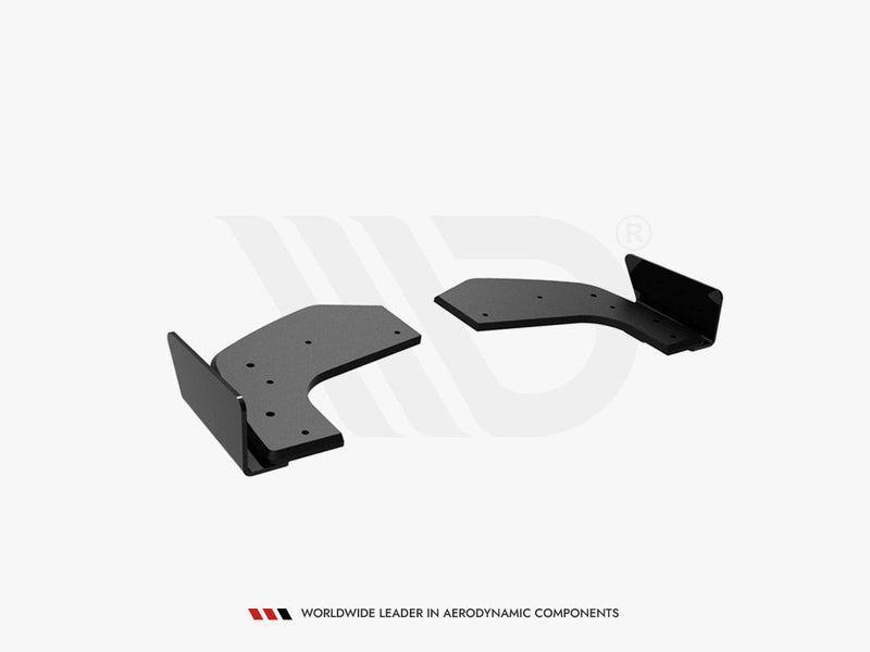 Maxton Design - STREET PRO REAR SIDE SPLITTERS (+FLAPS) HYUNDAI I20 N MK3 (2020-)