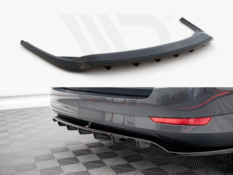 Maxton Design - CENTRAL REAR SPLITTER (VERTICAL BARS) SKODA FABIA COMBI MK3 FACELIFT (2019-)