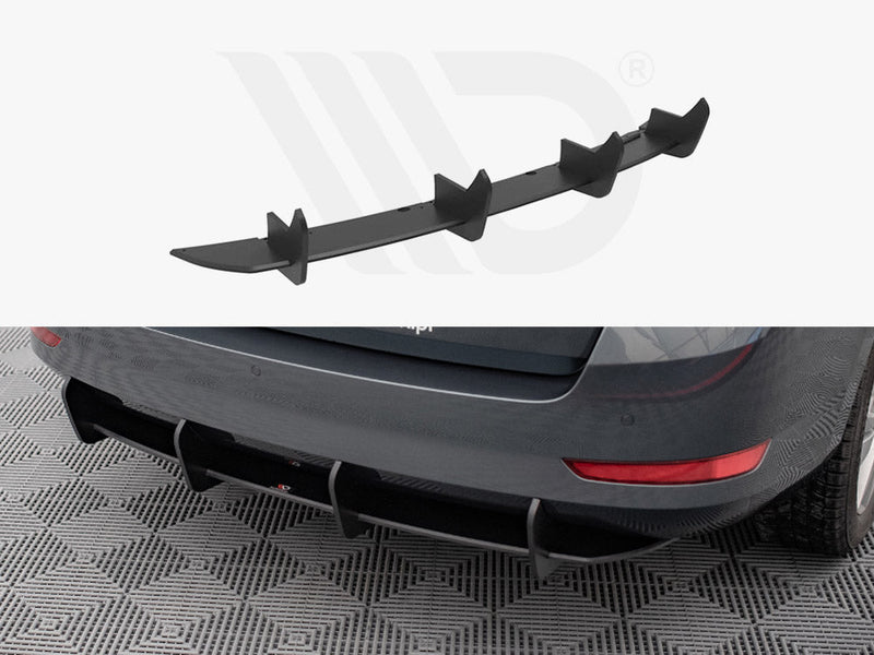 Maxton Design - STREET PRO REAR DIFFUSER SKODA FABIA ESTATE MK3 FACELIFT (2019-)