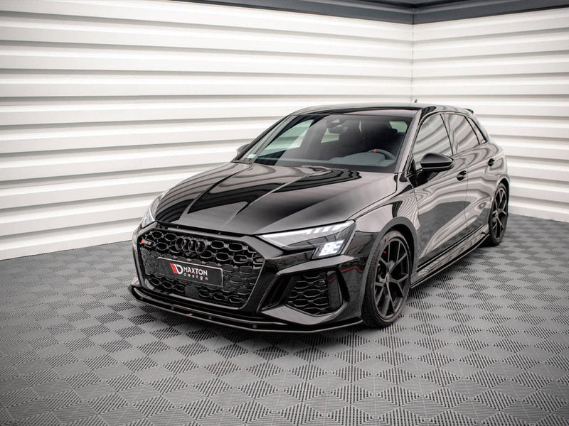 Maxton Design - STREET PRO FRONT SPLITTER AUDI RS3 SPORTBACK 8Y (2020-)