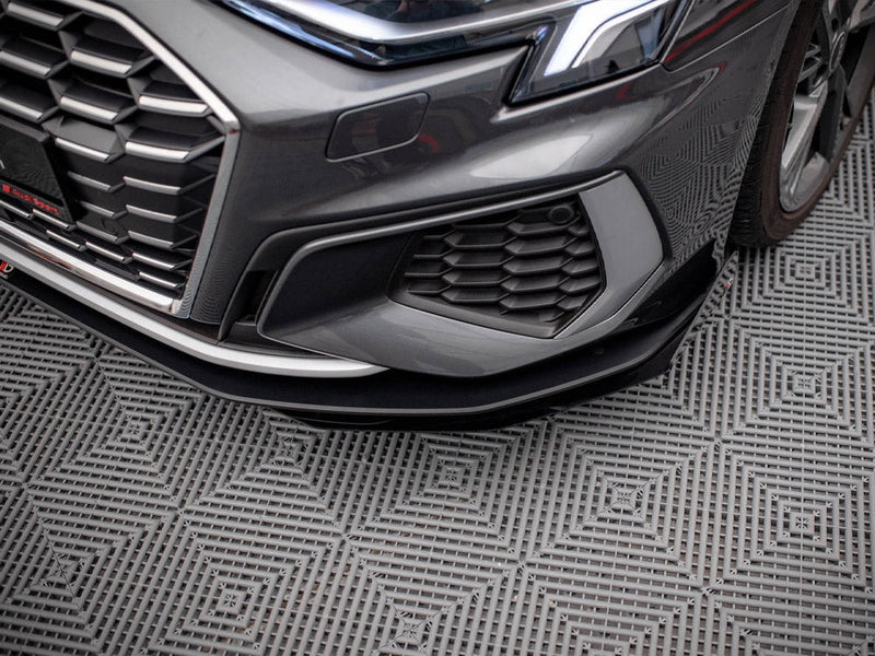 Maxton Design - Street PRO Front Splitter V.1 + Flaps Audi S3 / A3 S-Line 8Y