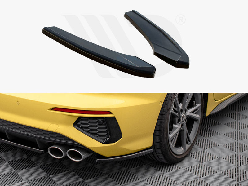Maxton Design - REAR SIDE SPLITTERS AUDI S3 SEDAN 8Y (2020-)
