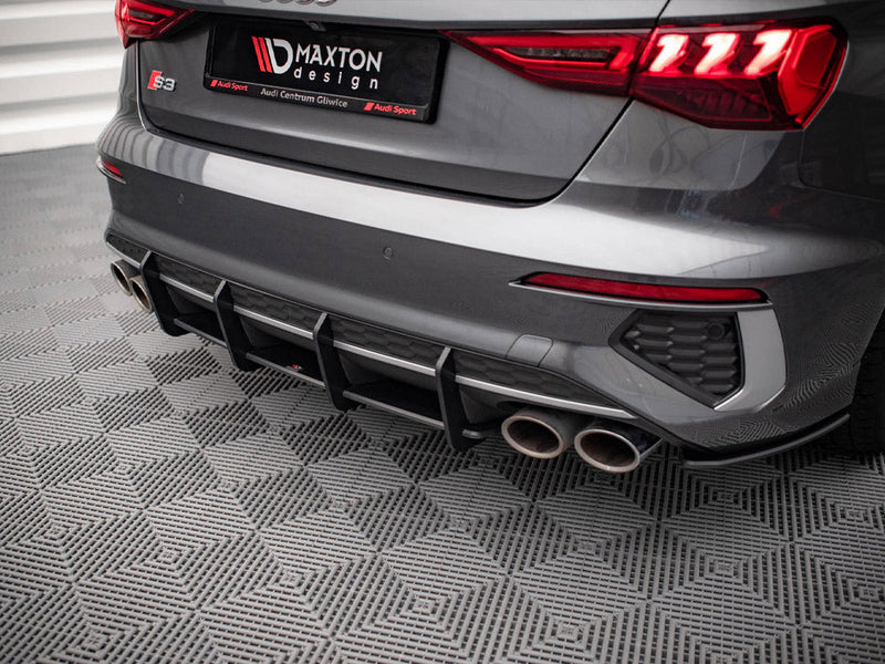 Maxton Design - STREET PRO REAR DIFFUSER AUDI S3 SEDAN 8Y (2020-)
