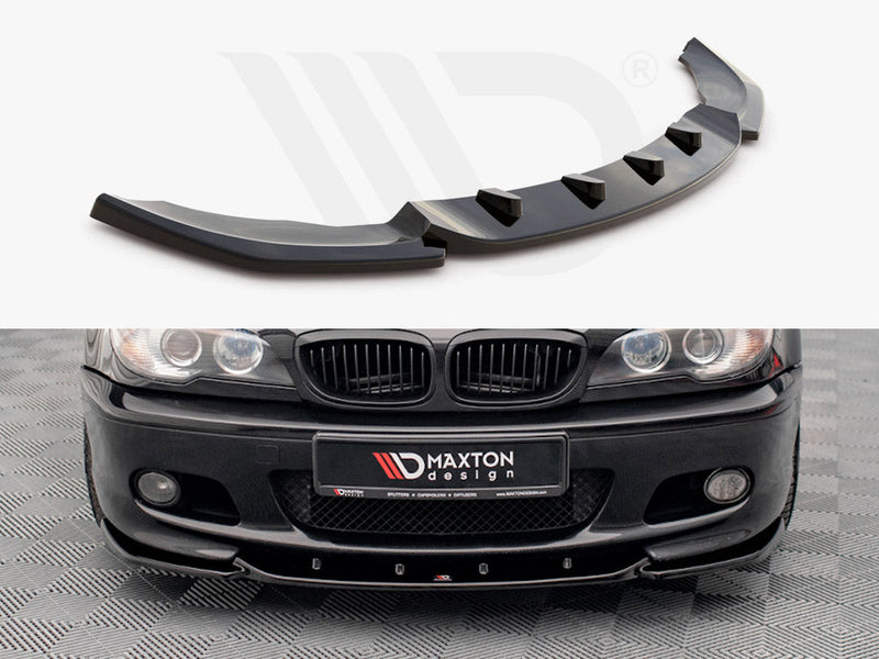 Maxton Design - FRONT SPLITTER V.2 BMW 3 COUPE M-PACK E46 (1999-2005)