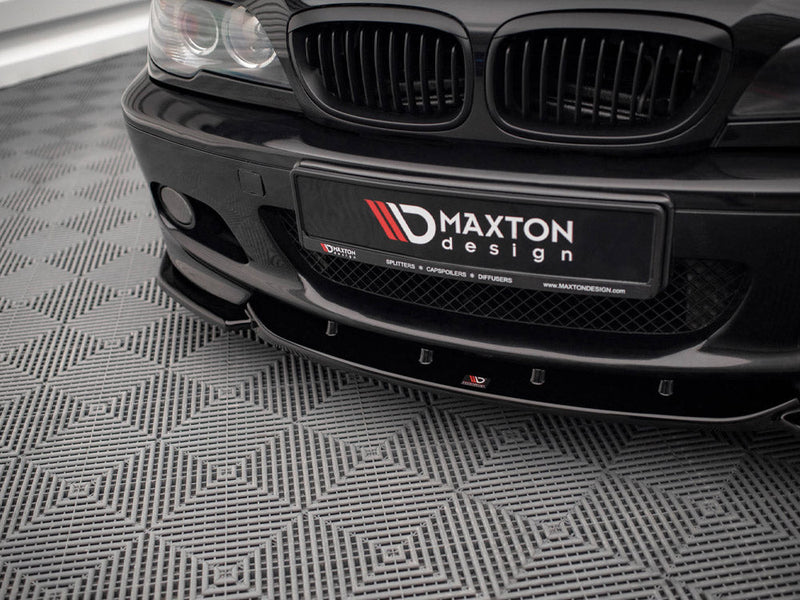 Maxton Design - FRONT SPLITTER V.2 BMW 3 COUPE M-PACK E46 (1999-2005)