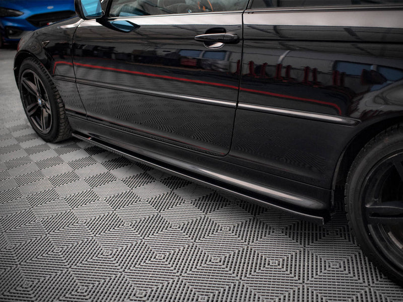 Maxton Design - SIDE SKIRTS DIFFUSERS V.2 BMW 3 COUPE M-PACK E46 (1999-2005)