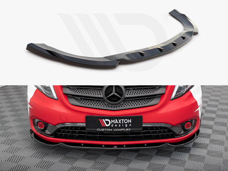Maxton Design - FRONT SPLITTER V.1 MERCEDES VITO W447 FACELIFT (2020-)