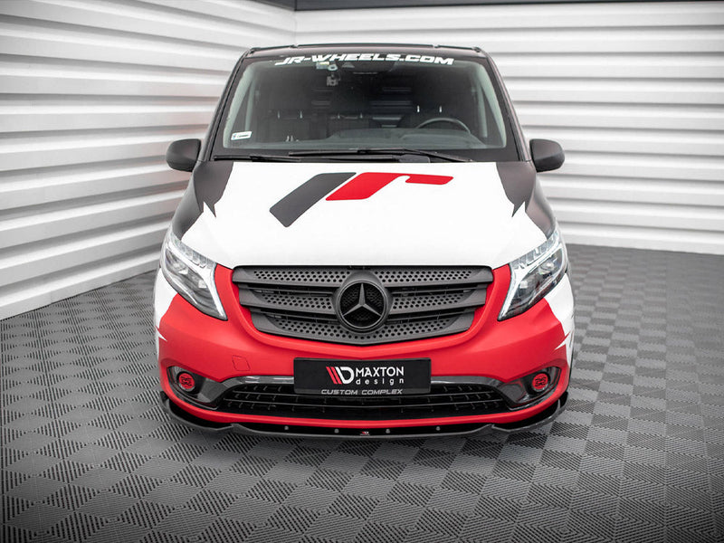 Maxton Design - FRONT SPLITTER V.1 MERCEDES VITO W447 FACELIFT (2020-)
