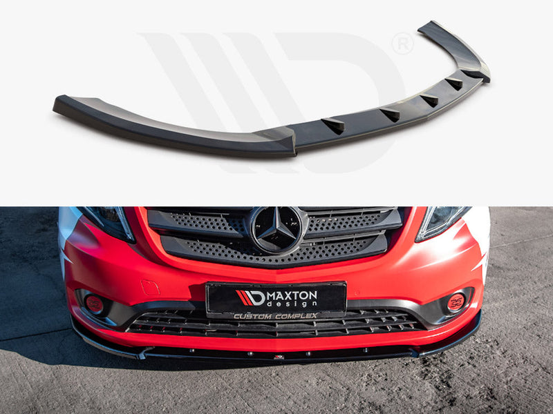 Maxton Design - FRONT SPLITTER V.2 MERCEDES VITO W447 FACELIFT (2020-)