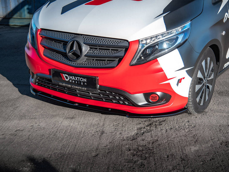 Maxton Design - FRONT SPLITTER V.2 MERCEDES VITO W447 FACELIFT (2020-)