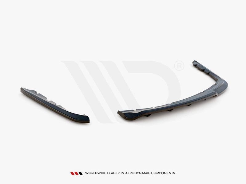 Maxton Design - CENTRAL REAR SPLITTER (VERTICAL BARS) BMW 3 SEDAN E90 (2004-2008)