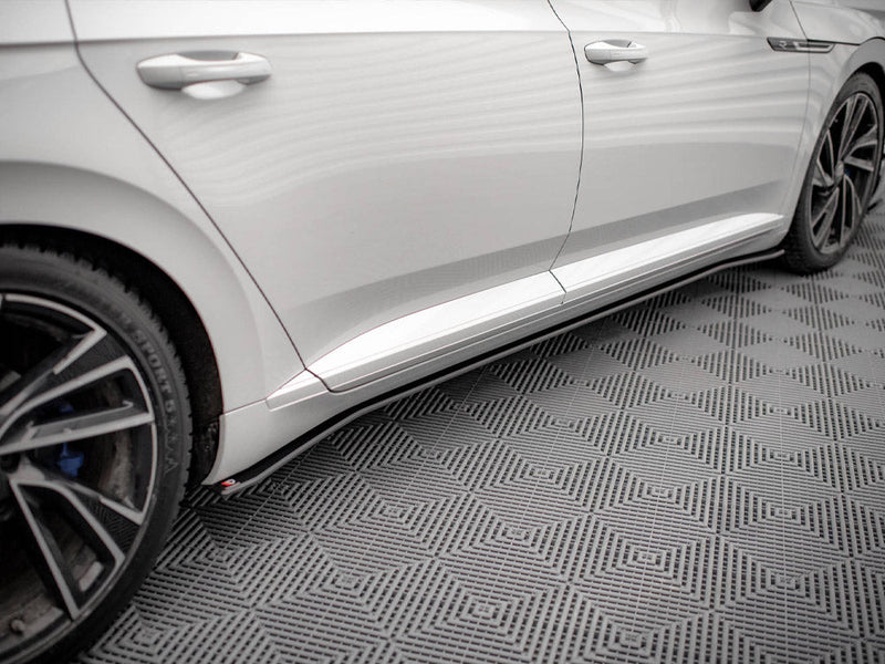 Maxton Design - Street PRO Side Skirt Diffusers V.2 Volkswagen Arteon R / R-Line Sedan / Shooting Brake Mk1 Facelift
