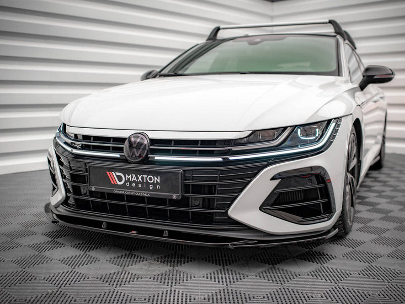 Maxton Design - Front Splitter V.1 Volkswagen Arteon R Sedan / Shooting Brake Mk1 Facelift