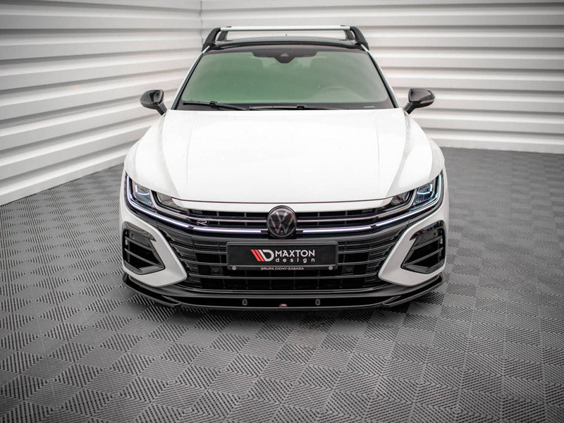 Maxton Design - Front Splitter V.1 Volkswagen Arteon R Sedan / Shooting Brake Mk1 Facelift