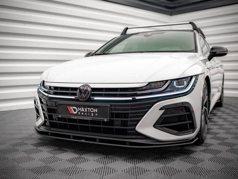 Maxton Design - Street PRO Front Splitter Volkswagen Arteon R Sedan / Shooting Brake Mk1 Faceift