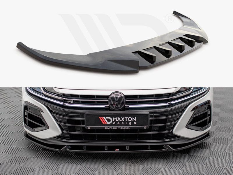 Maxton Design - Front Splitter V.2 Volkswagen Arteon R Sedan / Shooting Brake Mk1 Facelift