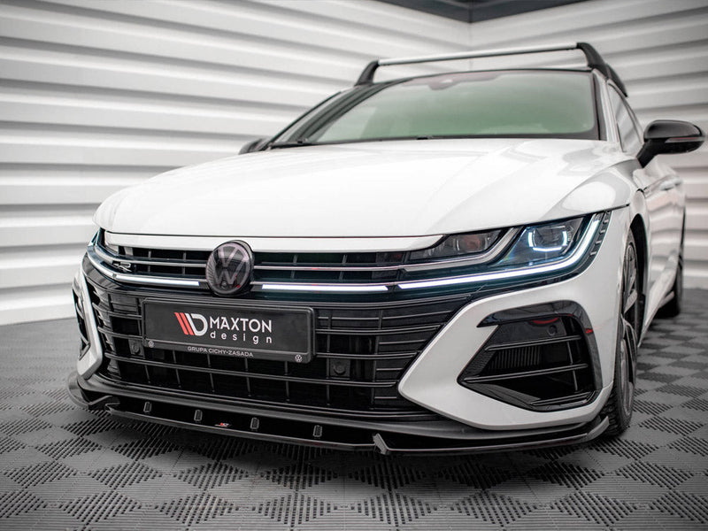 Maxton Design - Front Splitter V.2 Volkswagen Arteon R Sedan / Shooting Brake Mk1 Facelift