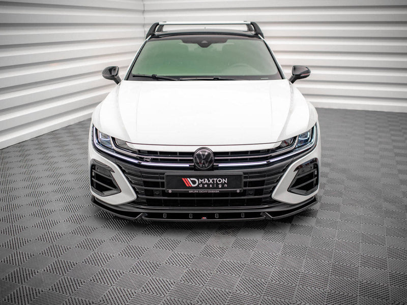 Maxton Design - Front Splitter V.2 Volkswagen Arteon R Sedan / Shooting Brake Mk1 Facelift