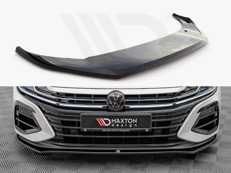 Maxton Design - Front Splitter V.3 Volkswagen Arteon R Sedan / Shooting Brake Mk1 Facelift