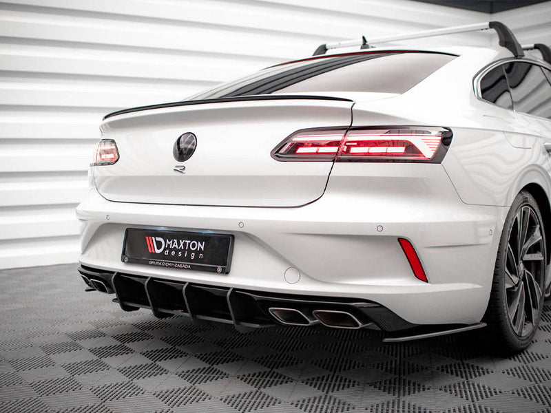 Maxton Design - Street PRO Rear Diffuser Volkswagen Arteon R Sedan / Shooting Brake Mk1 Faceift