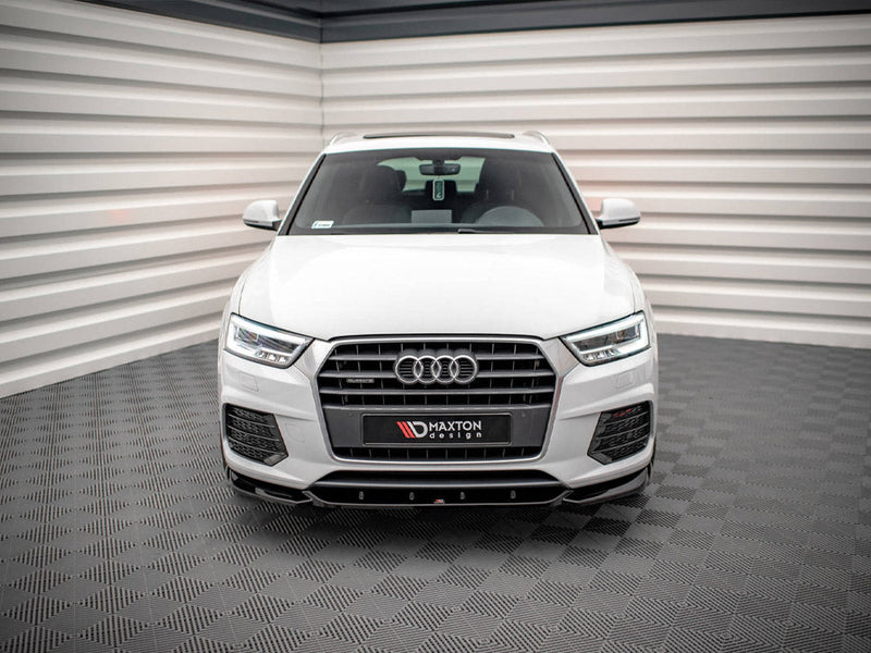 Maxton Design - FRONT SPLITTER V.1 AUDI Q3 S-LINE 8U FACELIFT (2014-2018)