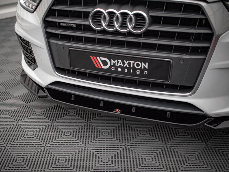 Maxton Design - FRONT SPLITTER V.1 AUDI Q3 S-LINE 8U FACELIFT (2014-2018)